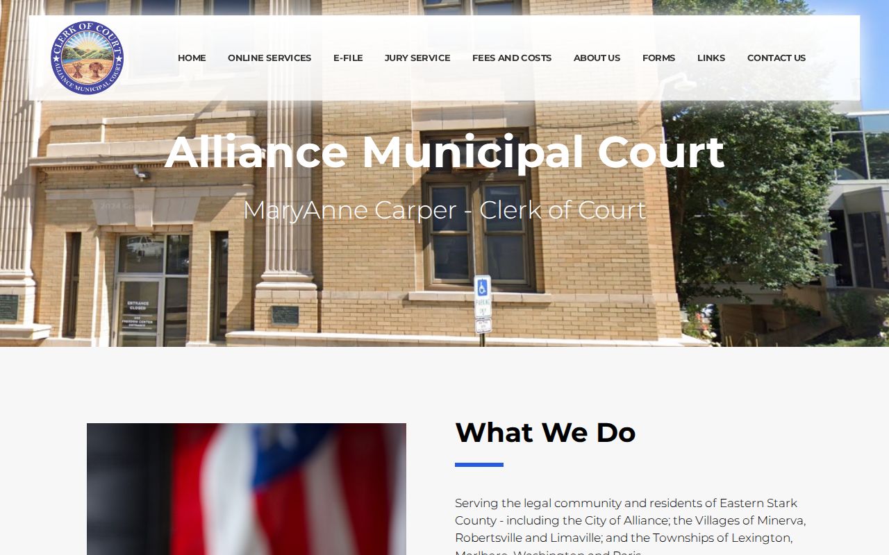 Stark County resident lookup Alliance Municipal Court records source