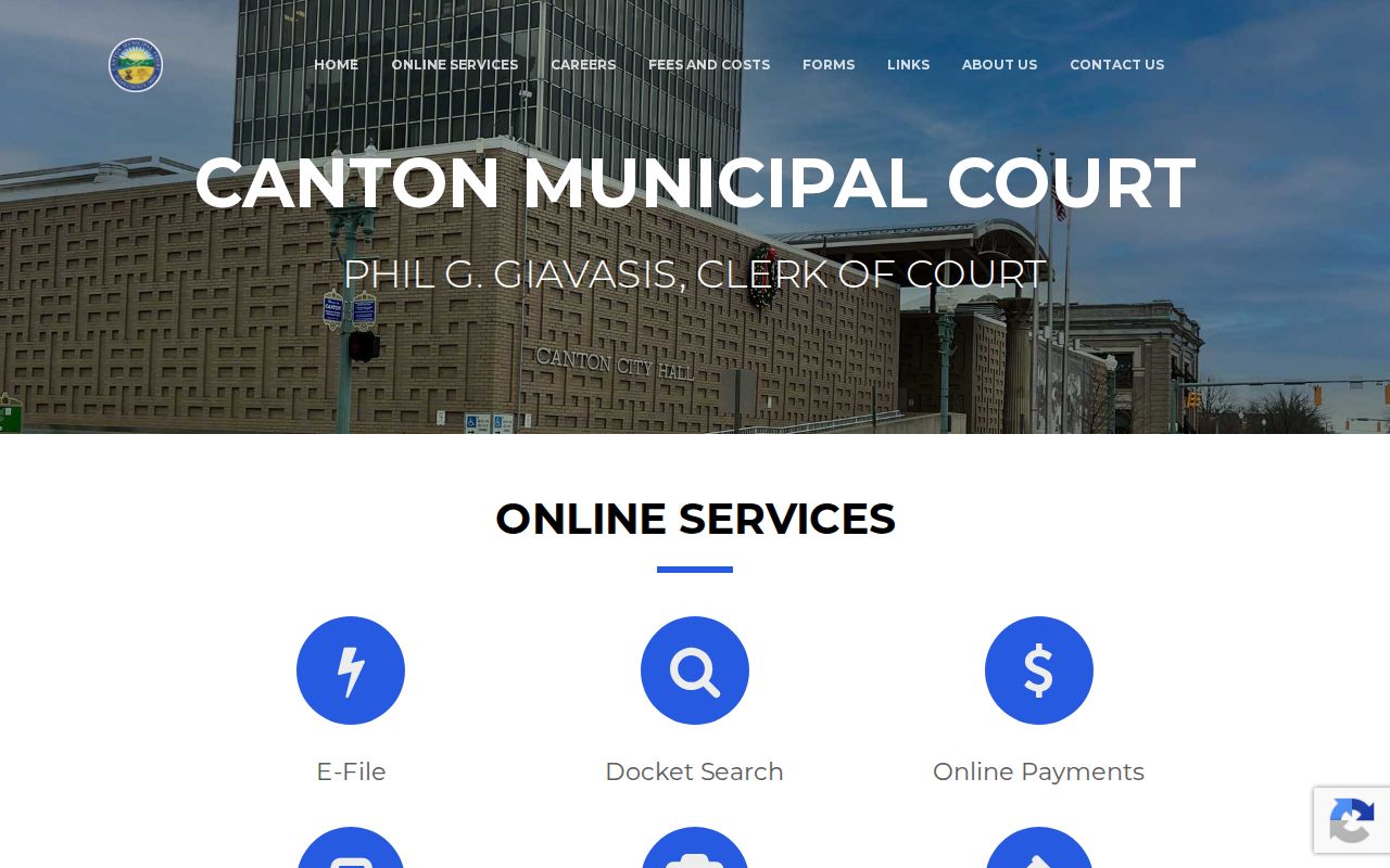 Stark County resident lookup Canton Municipal Court docket source